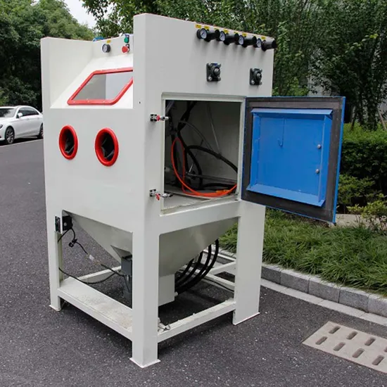 Automatic Sand Blasting Machine Industrial Sandblaster Equipment with Turntable for Car Wheel